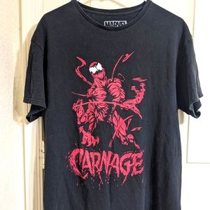 Vintage Carnage Graphic Distressed T-shirt